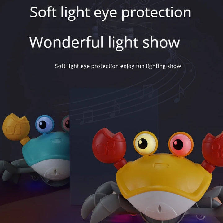 Dancing Crab Children's Early Education Music Toys Baby Crawling Interactive Escape Crab Birthday Christmas Gift Charger Edition