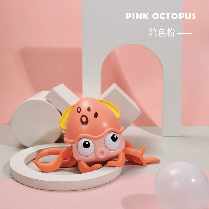 Dancing Crab Children's Early Education Music Toys Baby Crawling Interactive Escape Crab Birthday Christmas Gift Charger Edition
