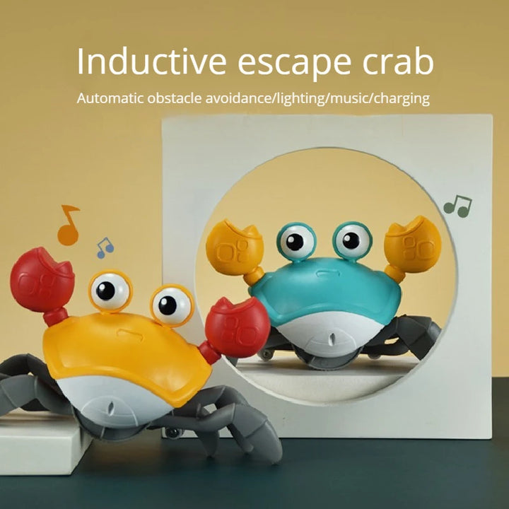 Dancing Crab Children's Early Education Music Toys Baby Crawling Interactive Escape Crab Birthday Christmas Gift Charger Edition
