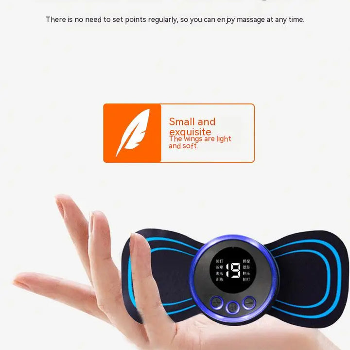 Multifunctional Pulse Massage Sticker EMS Smart Electrotherapy Mini Portable Massager Shoulder Neck and Cervical Massage Sticker