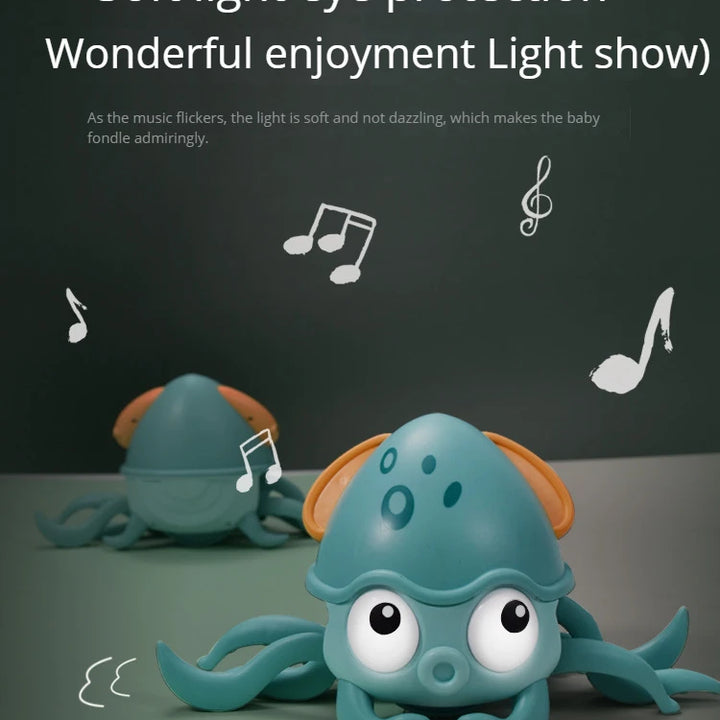 Dancing Crab Children's Early Education Music Toys Baby Crawling Interactive Escape Crab Birthday Christmas Gift Charger Edition