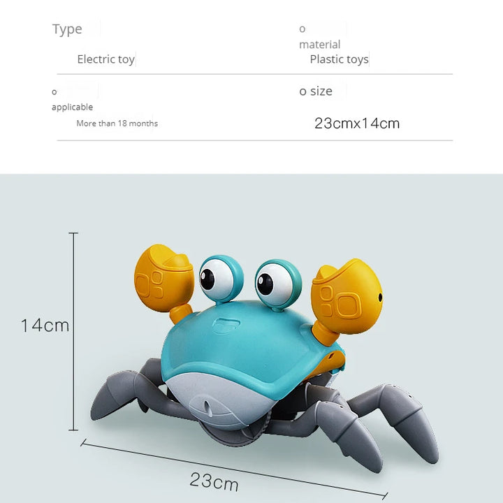 Dancing Crab Children's Early Education Music Toys Baby Crawling Interactive Escape Crab Birthday Christmas Gift Charger Edition