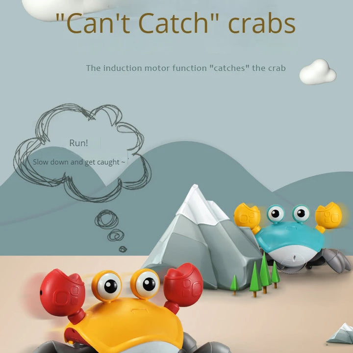 Dancing Crab Children's Early Education Music Toys Baby Crawling Interactive Escape Crab Birthday Christmas Gift Charger Edition