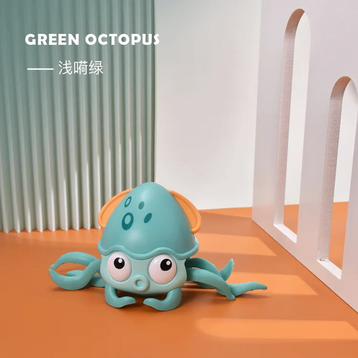 Dancing Crab Children's Early Education Music Toys Baby Crawling Interactive Escape Crab Birthday Christmas Gift Charger Edition
