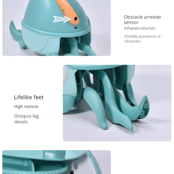 Dancing Crab Children's Early Education Music Toys Baby Crawling Interactive Escape Crab Birthday Christmas Gift Charger Edition