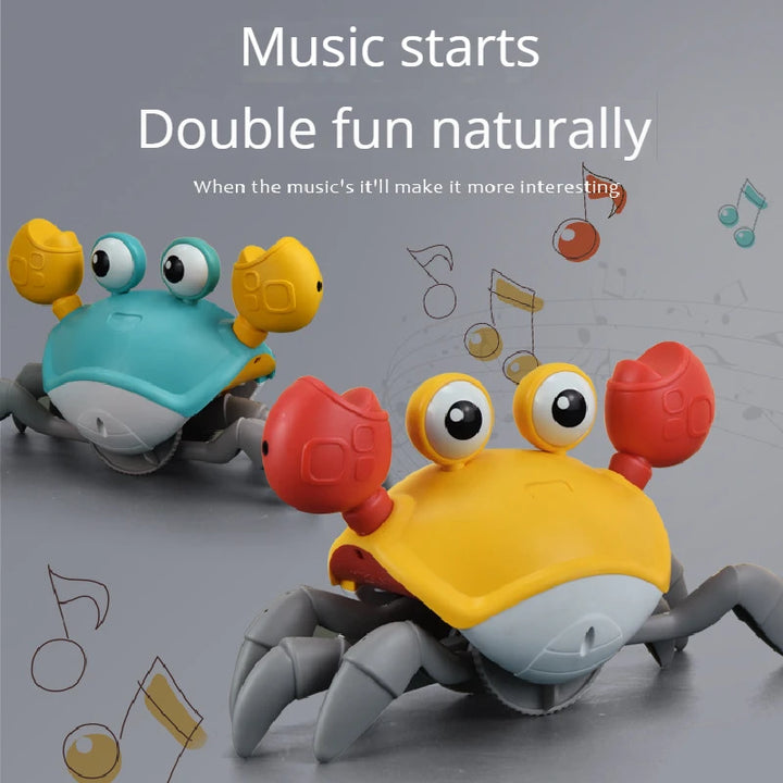 Dancing Crab Children's Early Education Music Toys Baby Crawling Interactive Escape Crab Birthday Christmas Gift Charger Edition