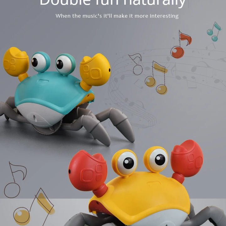 Dancing Crab Children's Early Education Music Toys Baby Crawling Interactive Escape Crab Birthday Christmas Gift Charger Edition