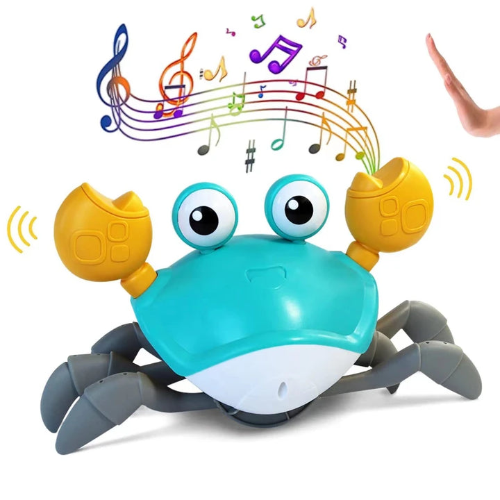 Dancing Crab Children's Early Education Music Toys Baby Crawling Interactive Escape Crab Birthday Christmas Gift Charger Edition
