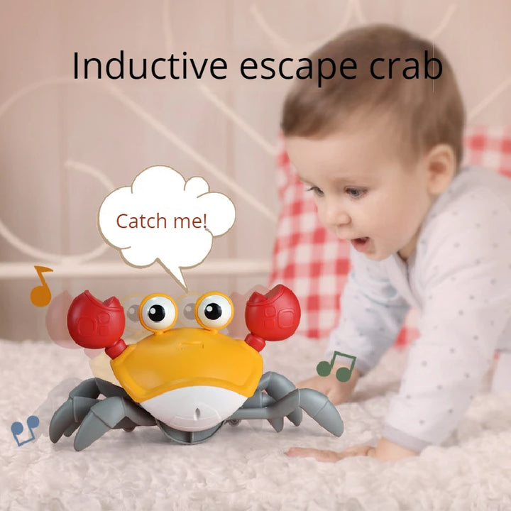 Dancing Crab Children's Early Education Music Toys Baby Crawling Interactive Escape Crab Birthday Christmas Gift Charger Edition