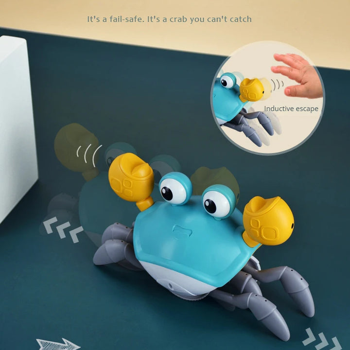 Dancing Crab Children's Early Education Music Toys Baby Crawling Interactive Escape Crab Birthday Christmas Gift Charger Edition