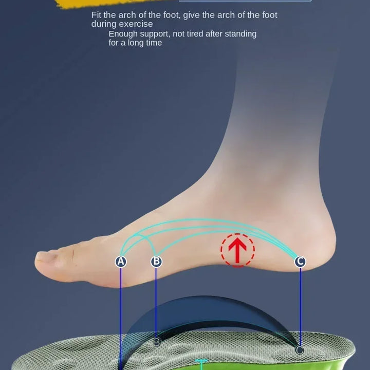 4D Latex Sport Insoles Soft High Elasticity Shoe Pads Breathable Running Basket Shoe Sole Arch Support Orthopedic Inserts Unisex