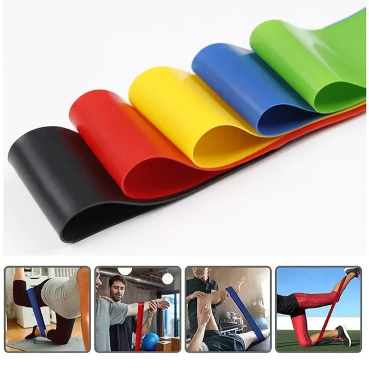 TPE Latex Ring Tension Ring Unisex Squat Hip Abuse Ring Fitness Resistance Belt Yoga Elastic Belt Exercise  Bands
