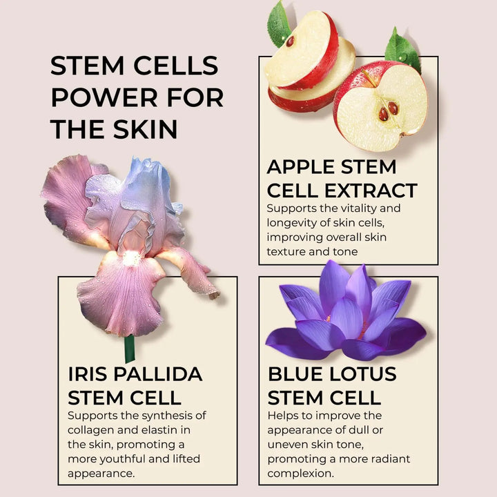 Collagen Face Moisturizer with Airless Pump - Collagen Botanical Stem Cells Cream for Skin with Retinol, Niacinamide