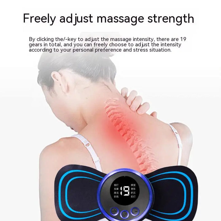 Multifunctional Pulse Massage Sticker EMS Smart Electrotherapy Mini Portable Massager Shoulder Neck and Cervical Massage Sticker