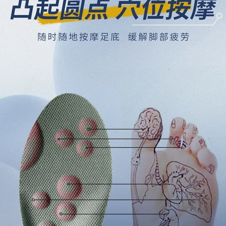 4D Latex Sport Insoles Soft High Elasticity Shoe Pads Breathable Running Basket Shoe Sole Arch Support Orthopedic Inserts Unisex