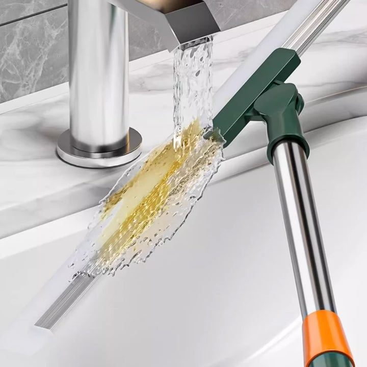Silicone Scraper Broom Magic Wiper Floor Toilet Bathroom Squeegee Scrubber High Place Glass Wiper Household Cleaning Tools