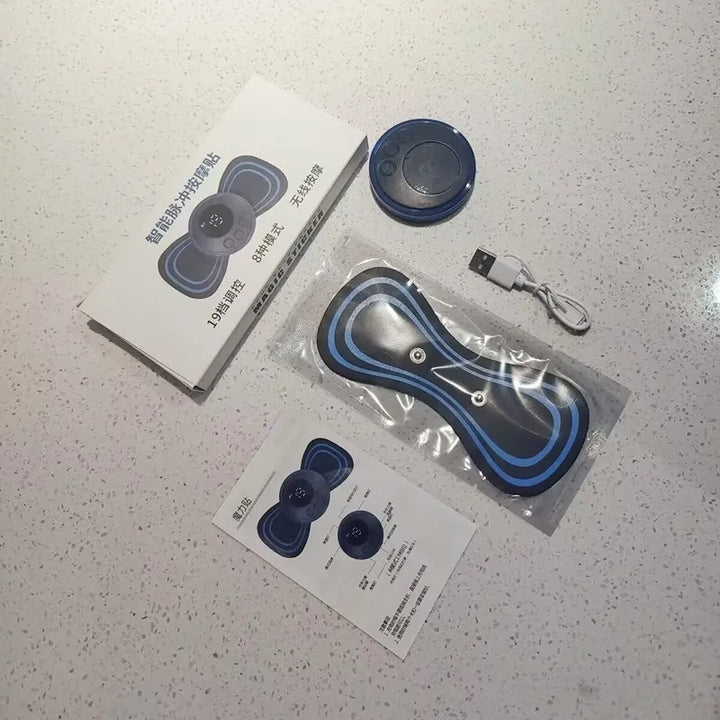 Multifunctional Pulse Massage Sticker EMS Smart Electrotherapy Mini Portable Massager Shoulder Neck and Cervical Massage Sticker
